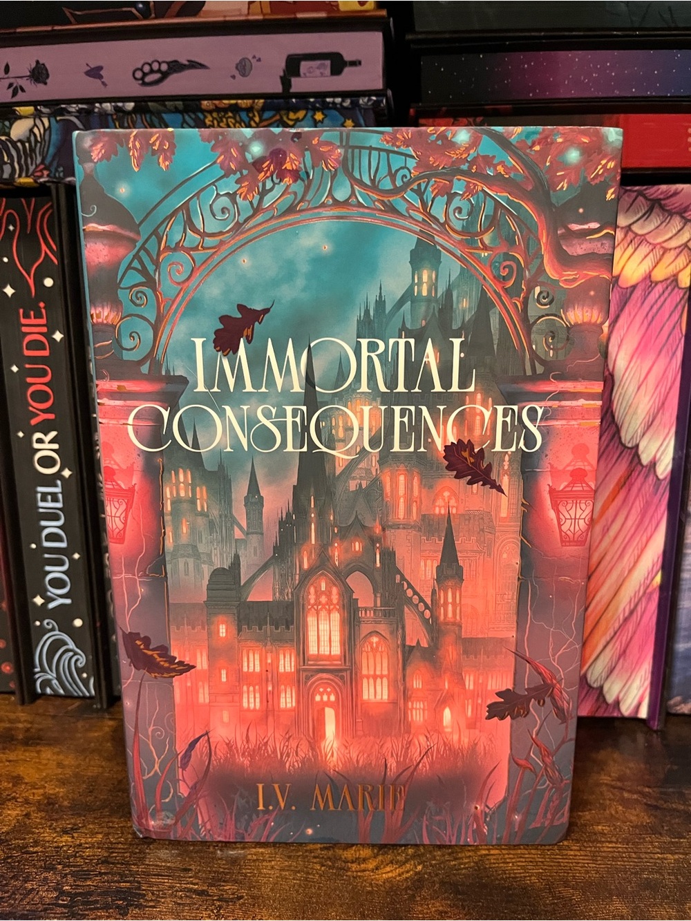 Immortal Consequences Hardcover Book by I. V. Marie FairyLoot Edition